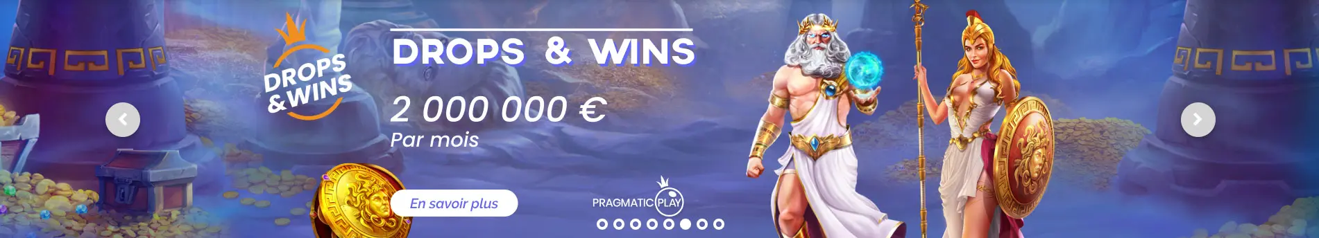 Drop and Wins PLAYINEXCHANGE CASINO 