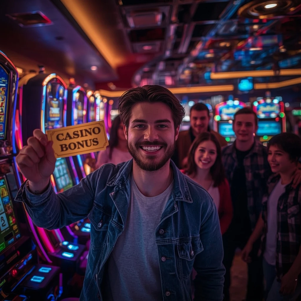 a person with a casino bonus PLAYINEXCHANGE CASINO